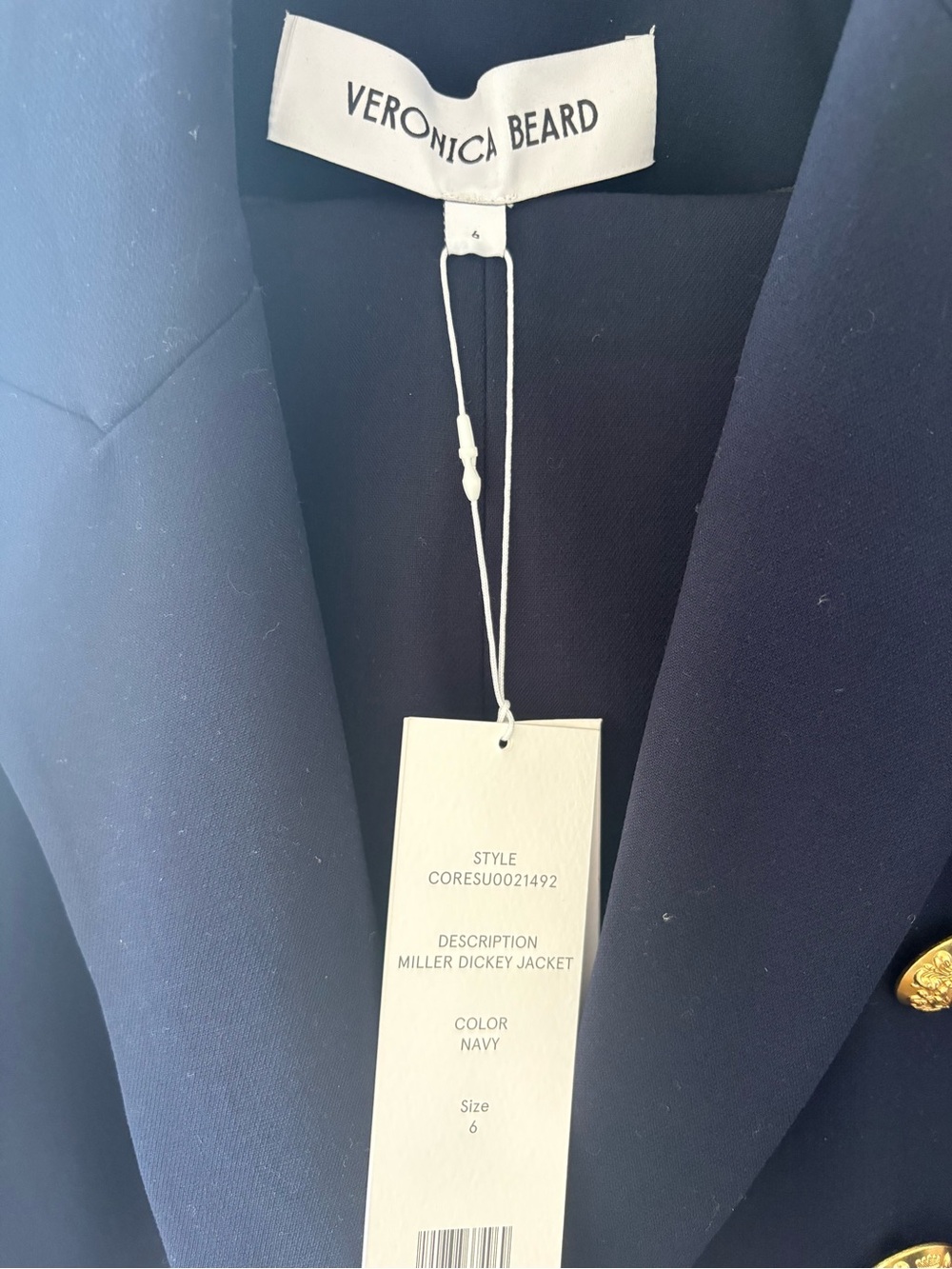 Veronica Beard Miller Dickey Jacket NWT - Picture 7 of 8